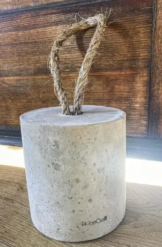Concrete door stopper